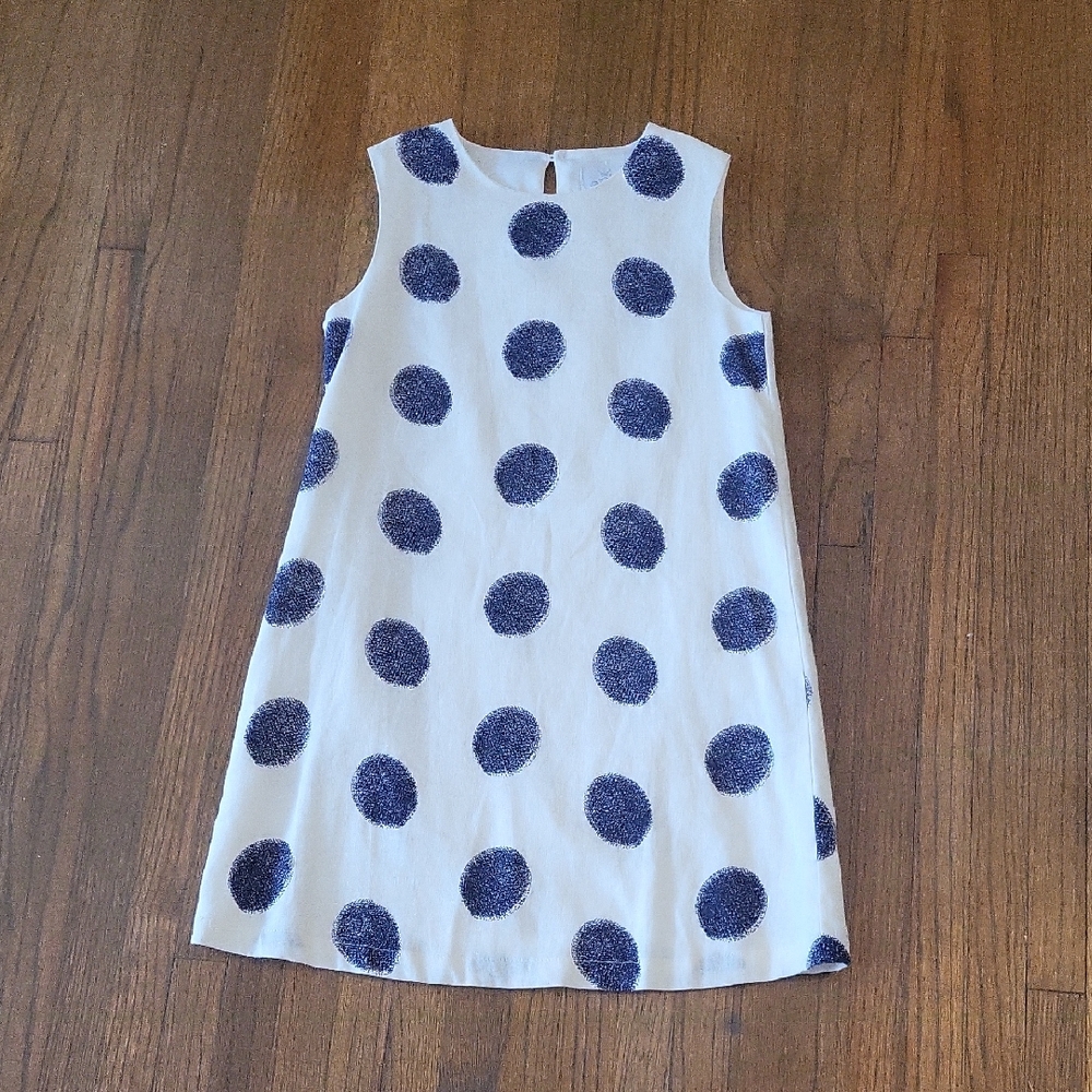 EPK European Rayon Cotton Blend Sleeveless A-Line Dress with Crew Neck